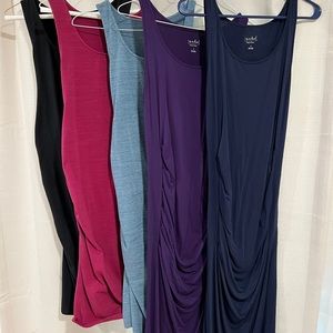 5 Ingrid and Isabell sleeveless maternity dresses